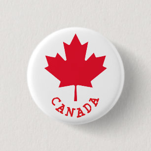Kanadisches Ahornblatt Button