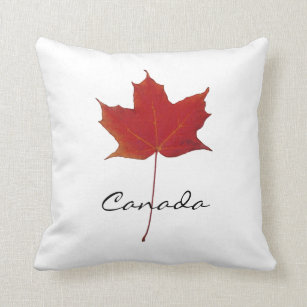 Kanadisches Ahornblatt des roten Herbstes - Kanada Kissen
