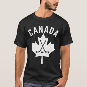 Kanadisches Ahornblatt Hockey Männer Frauen Kinder T-Shirt