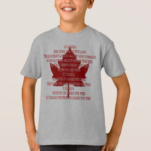 Kanadisches Anthem Jersey Souvenir Canada Shirt
