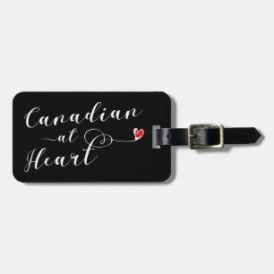 kanadisches "at Heart Luggage Tag Template", Kanad Gepäckanhänger