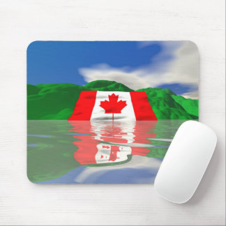 Kanadisches Flaggen-Land Mousepad