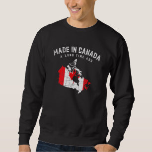 Kanadisches Flaggenland - Ahornleitplan Kanada Sweatshirt