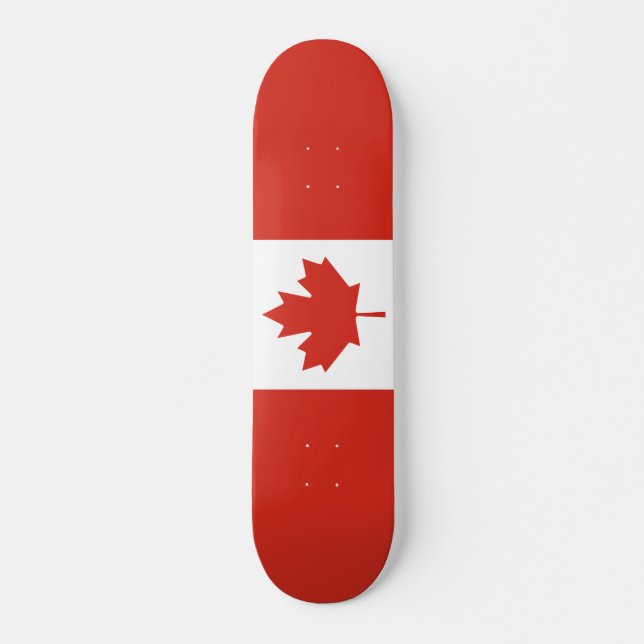 Kanadisches Flaggenskateboard Skateboard