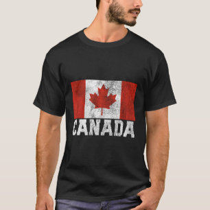 Kanadisches Flaggenstaat-Land T-Shirt