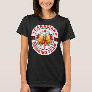Kanadisches Getränketeam Beer Happy Canada Day Fla T-Shirt