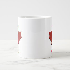 Kanadisches Kulturerbe-Tasse – Zweisprachige "Tee- Jumbo-Tasse