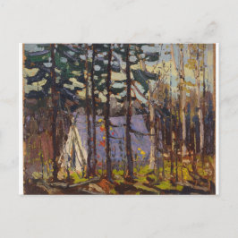 Kanadisches Landschaftskunstlager von Tom Thomson Postkarte