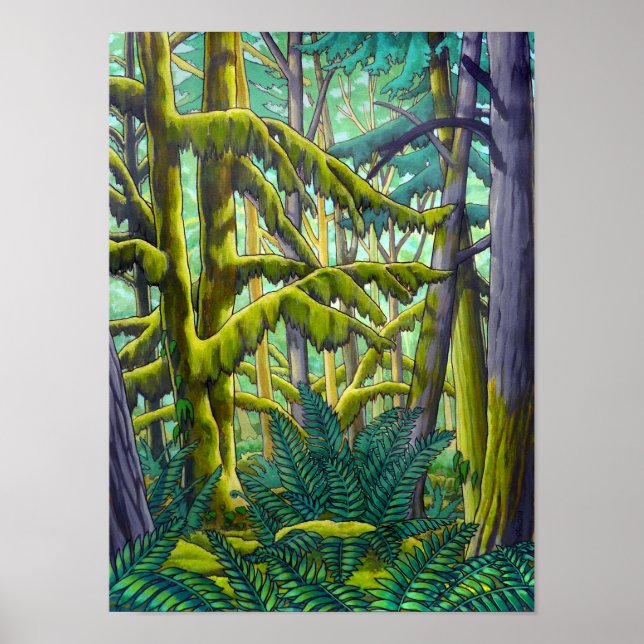 Kanadisches Landschaftsmalerposter von Kim Hunter Poster (Vorne)