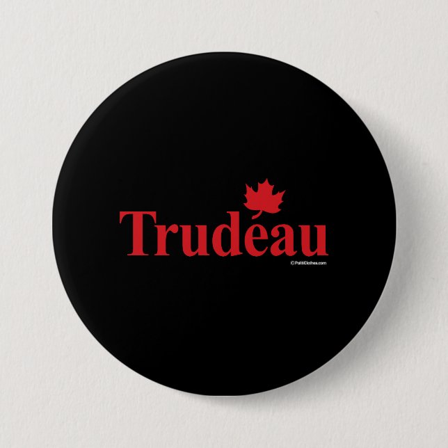 Kanadisches liberales Trudeau - .png Button (Vorderseite)