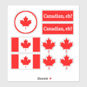 Kanadisches Maple Leaf Aufkleber Pack,,kanadisch,k