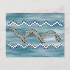 Kanadisches Monster und Zigzags Postkarte