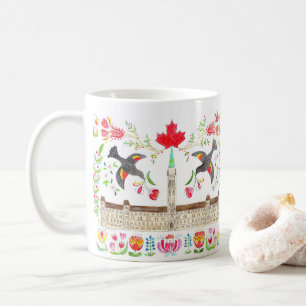 Kanadisches Parlamentsgebäude Ottawa Kaffeetasse