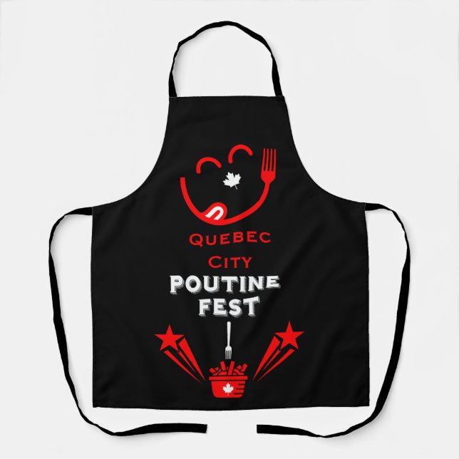 Kanadisches Poutine-Festival Schürze (Vorderseite)