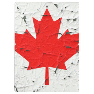 Kanadisches rotes Ahornblatt CANADA abblätternder Klemmbrett