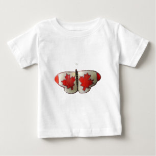 Kanadisches Schmetterlingsdesign Baby T-shirt