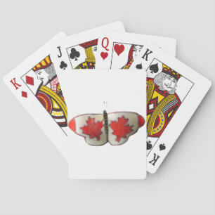 Kanadisches Schmetterlingsdesign Spielkarten