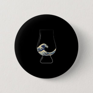 Kanagawa Glencairn Glass Button
