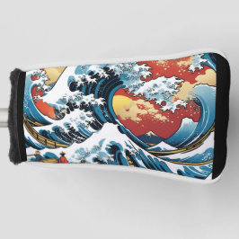 Kanagawa Japanisch Die große Welle Golf Headcover