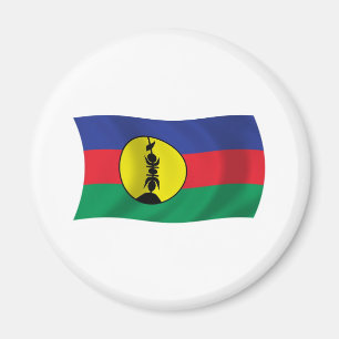 Kanak People Flag Magnet wird zu