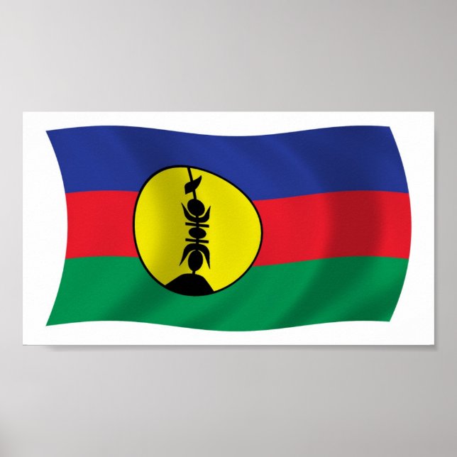 Kanak People Flag Poster Print (Vorne)