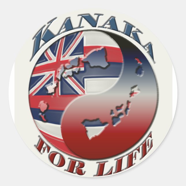 Kanaka für Life Sticker (Vorderseite)