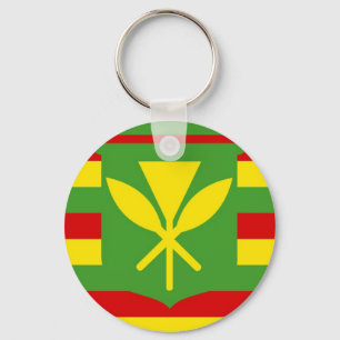 Kanaka Maoli ethnischer Flagge Eingeborener Hawaii Schlüsselanhänger
