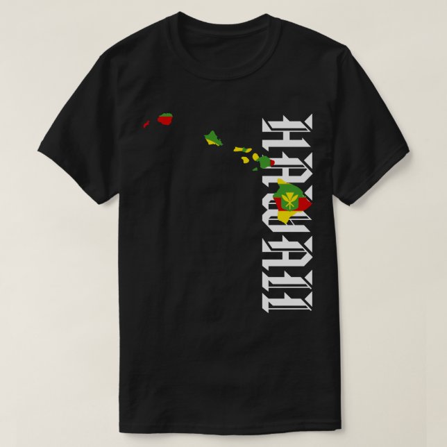 KANAKA MAOLI HAWAII INSELN T-Shirt (Design vorne)