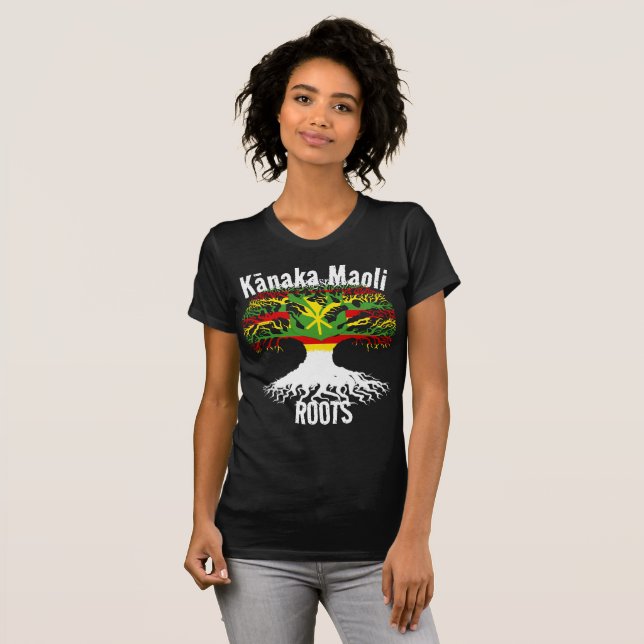 Kānaka Maoli ROOTS T-Shirt (Vorne ganz)