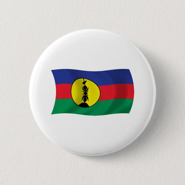 Kanaken-Flagge-Button Button (Vorderseite)