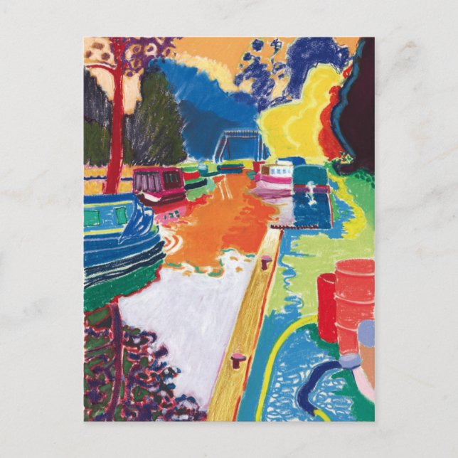 Kanal bei Dundas Postkarte (Vorderseite)