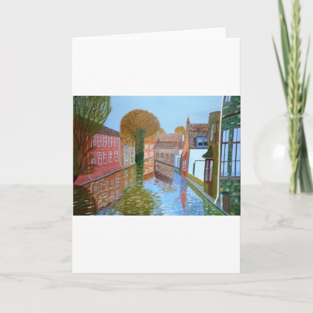 Kanal Brugge Feiertagskarte (Vorderseite)