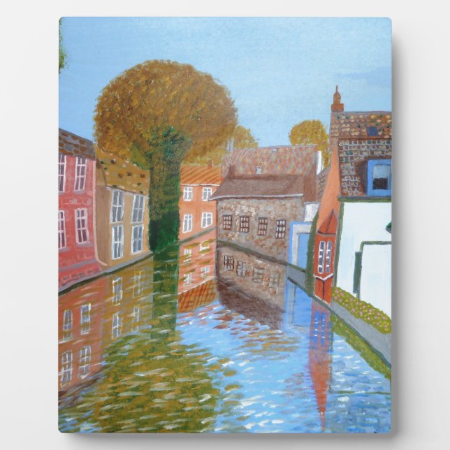 Kanal Brugge Fotoplatte (Vorderseite)