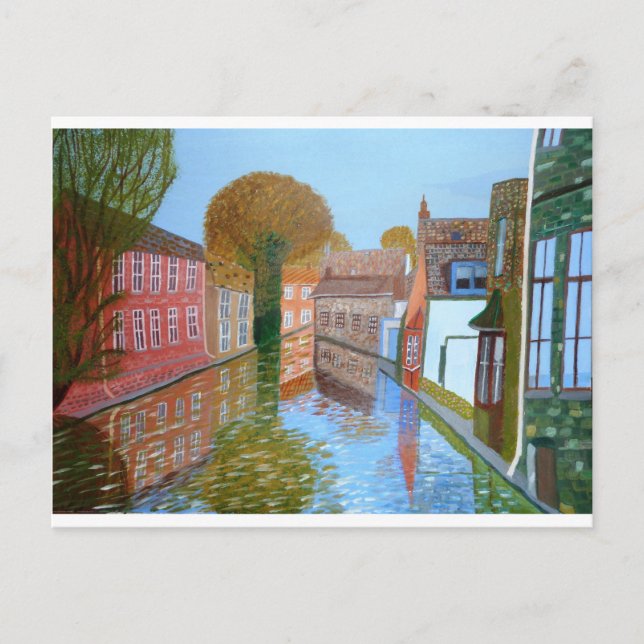 Kanal Brugge Postkarte (Vorderseite)
