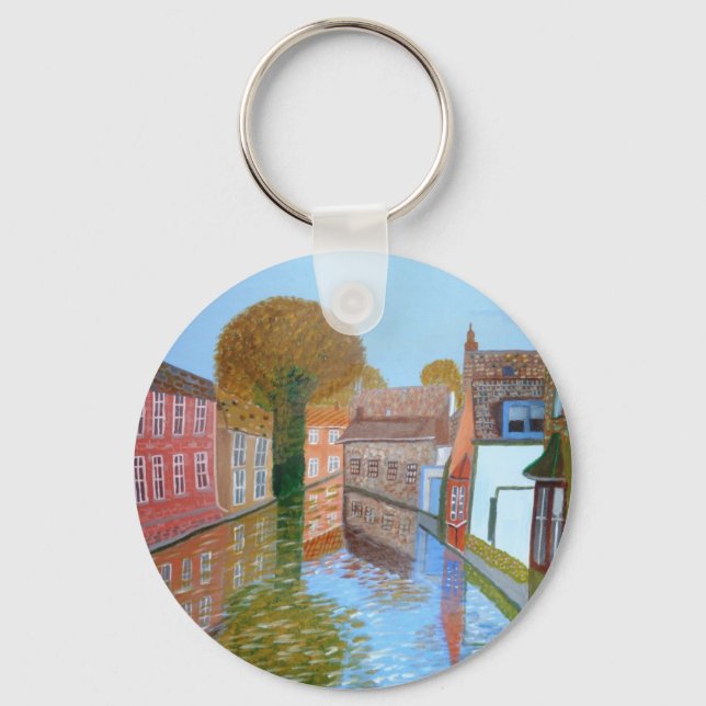 Kanal Brugge Schlüsselanhänger (Vorderseite)