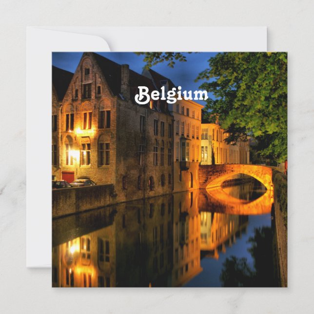 Kanal in Belgien (Vorderseite)