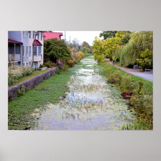 Kanal in New Hope Pennsylvania Poster (Vorne)