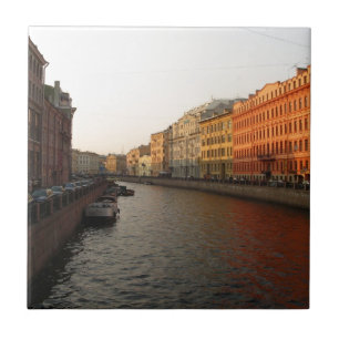 Kanal in St Petersburg, Russland Fliese