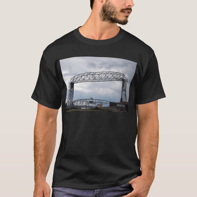Kanal-Park-Luftaufzug-Brücke T-Shirt (Vorderseite)