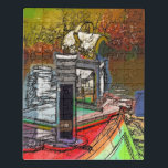 KANAL PUZZLE<br><div class="desc">Ein Kunstdesign eines Schmalschiffkamins und einer alten, dekorierten Lampe.Die in Großbritannien als Schmalboote bekannten Canal Boote wurden ursprünglich für den Transport von Waren im ganzen Land verwendet. Sie werden heute hauptsächlich zur Freizeitgestaltung genutzt und ziehen Menschen aus aller Welt an, um unsere ländliche Umgebung zu genießen. Diese Boote sehen sehr...</div>