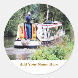 KANAL RUNDER AUFKLEBER