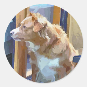 KANAL RUNDER AUFKLEBER