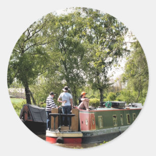 KANAL RUNDER AUFKLEBER