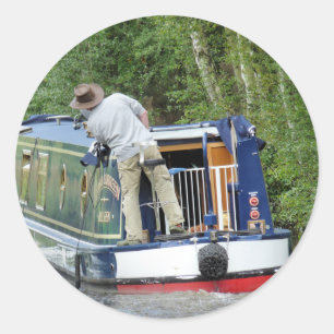 KANAL RUNDER AUFKLEBER