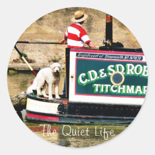 KANAL RUNDER AUFKLEBER