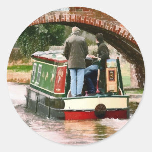 KANAL RUNDER AUFKLEBER