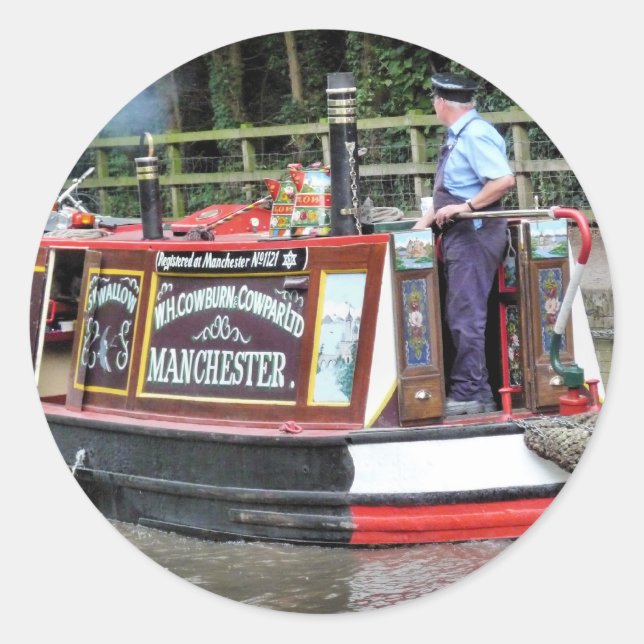 KANAL RUNDER AUFKLEBER (Vorderseite)