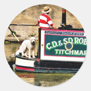 KANAL RUNDER AUFKLEBER