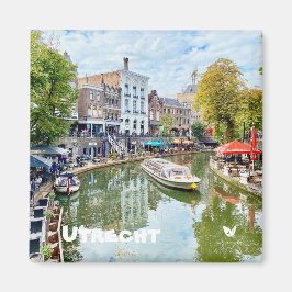 Kanal Utrecht, Kühlschrankmagnet von Velvet Escape Magnet
