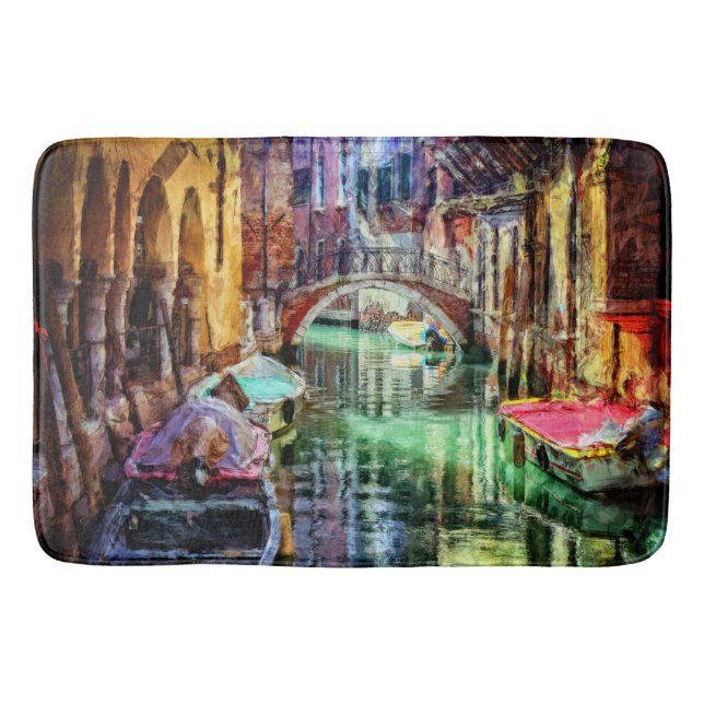 Kanal Venedig-Italien Badematte (Vorderseite)